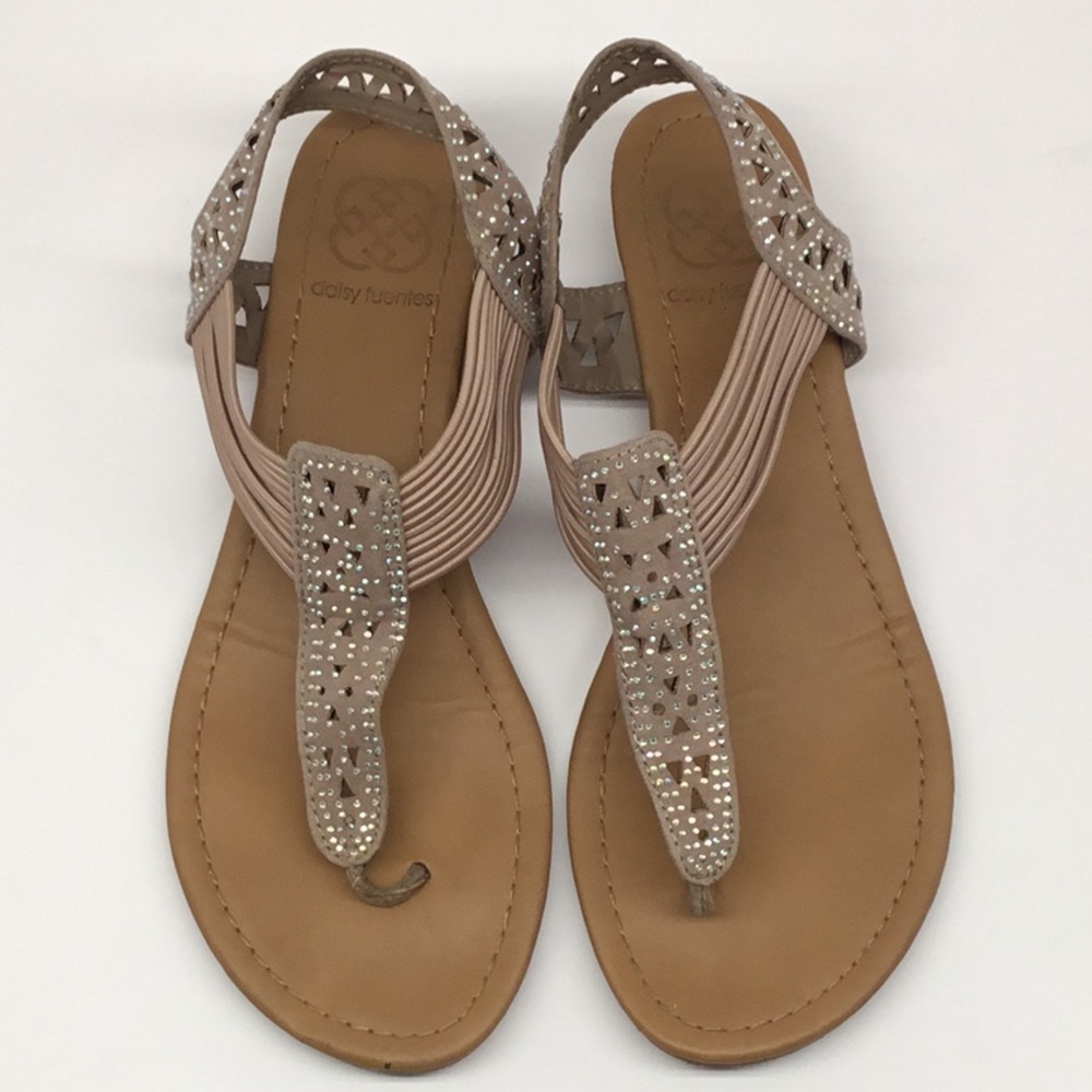 Daisy Fuentes Wedge Summer Sandals - Picture 8 of 13